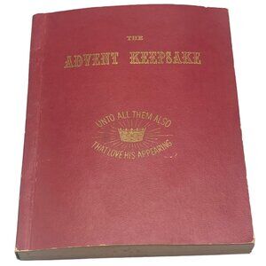 the avent keepsake paperback book 168 pages English red READ